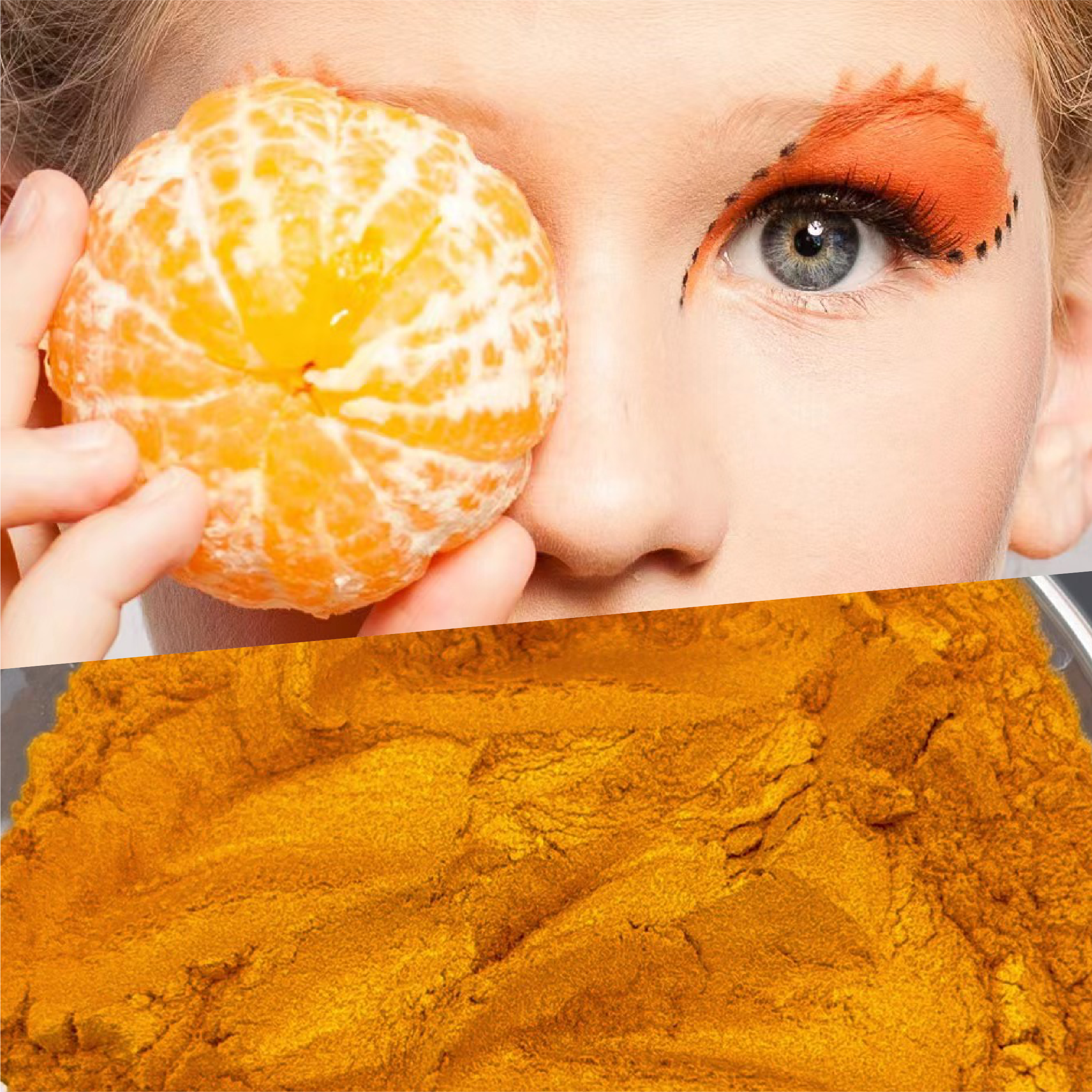 Sáfrány gyöngyházi pigment